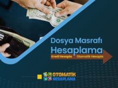 Kredi Dosya Masrafı Hesaplama Kredi Dosya Masrafı Hesaplama