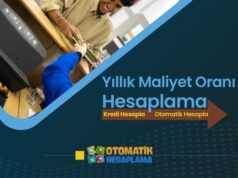 Kredi Yıllık Maliyet Oranı Hesaplama Kredi Yıllık Maliyet Oranı Hesaplama