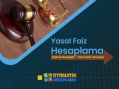 Yasal Faiz Hesaplama Yasal Faiz Hesaplama